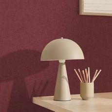 Kép 3/3 - Caselio Lenvászon hatású bordó vinyl tapéta Uni Mat Bordeaux 53 cm X 10 m