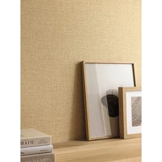 Kép 3/3 - Caselio Szövethetású homokszínű vinyl tapéta Uni Mat Dune Fonce 53 cm X 10 m
