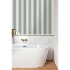 Kép 3/3 - Caselio Modern vékony csíkos kék vinyl tapéta Talea Bleu Porcelaine 53 cm X 10 m