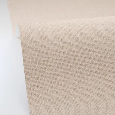 Kép 2/3 - Caselio Szövethetású barna vinyl tapéta Uni Mat Avoine 53 cm X 10 m