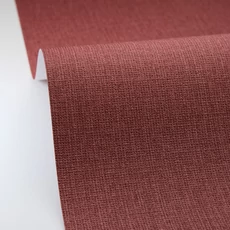 Kép 2/3 - Caselio Szövethetású bordó vinyl tapéta Uni Mat Prune 53 cm X 10 m