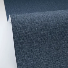 Kép 2/3 - Caselio Szövethetású sötétkék vinyl tapéta Uni Mat Bleu Eclipse 53 cm X 10 m