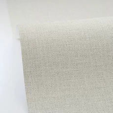 Kép 2/3 - Caselio Szövethetású halványzöld vinyl tapéta Uni Mat Vert Jade 53 cm X 10 m