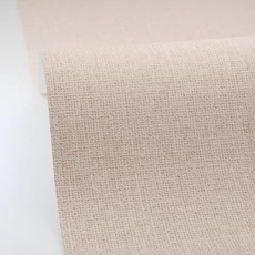 Kép 2/3 - Caselio Szövethetású bézs vinyl tapéta Uni Mat Sepia 53 cm X 10 m