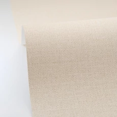 Kép 2/3 - Caselio Szövethetású drapp vinyl tapéta Uni Mat Laine 53 cm X 10 m