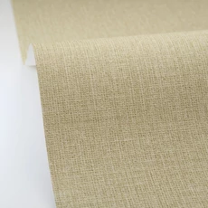 Kép 2/3 - Caselio Szövethetású sárgás zöld vinyl tapéta Uni Mat Vert Tilleul 53 cm X 10 m