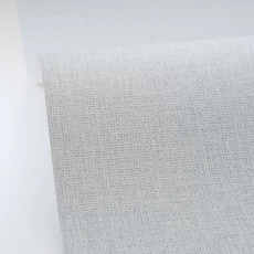 Kép 2/3 - Caselio Szövethetású zöldes kék vinyl tapéta Uni Mat Bleu Glacier 53 cm X 10 m