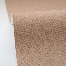 Kép 2/3 - Caselio Szövethetású barna vinyl tapéta Uni Mat Fauve 53 cm X 10 m