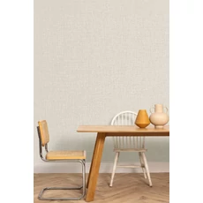 Kép 3/3 - Caselio Szövethetású drapp vinyl tapéta Uni Mat Gris Souris 53 cm X 10 m