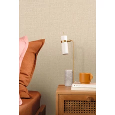 Kép 3/3 - Caselio Szövethetású barna vinyl tapéta Uni Mat Avoine 53 cm X 10 m