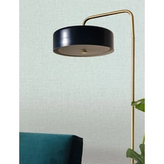 Kép 3/3 - Caselio Szövethetású zöldes kék vinyl tapéta Uni Mat Bleu Glacier 53 cm X 10 m