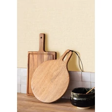 Kép 3/3 - Caselio Szövethetású drapp vinyl tapéta Uni Mat Laine 53 cm X 10 m