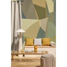 Kép 2/2 - Caselio Zöld absztrakt mintás modern vlies poszter tapéta Pulse Vert 200 cm X 2,5 m