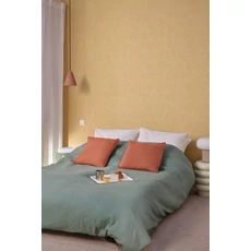 Kép 3/3 - Caselio Absztrakt mintás raffia hatású bézs vinyl tapéta Melody Beige 53 cm X 10 m