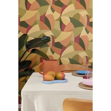 Kép 3/3 - Caselio Absztrakt mintás modern színes vinyl tapéta Concerto Multicouleurs 53 cm X 10 m