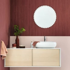 Kép 3/3 - Caselio Lambéria mintás bordó vinyl tapéta Essentia Bordeaux 53 cm X 10 m