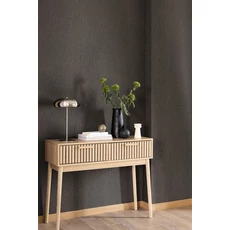 Kép 3/3 - Caselio Faerezetes texturált fekete vinyl tapéta Incrusta Noir 53 cm X 10 m