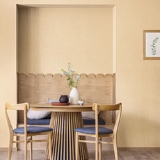 Kép 3/3 - Caselio Faerezetes texturált bézs vinyl tapéta Incrusta Beige 53 cm X 10 m