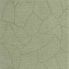 Kép 1/3 - Caselio Absztrakt mintás raffia hatású zöld vinyl tapéta Melody Avocat 53 cm X 10 m