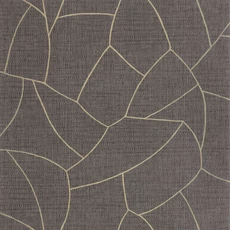 Kép 1/3 - Caselio Absztrakt mintás raffia hatású fekete vinyl tapéta Melody Noir 53 cm X 10 m