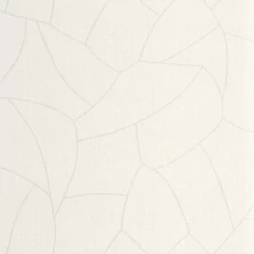 Kép 1/3 - Caselio Absztrakt mintás raffia hatású fehér vinyl tapéta Melody Blanc 53 cm X 10 m