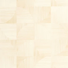 Kép 1/3 - Caselio Geometriai mintás faerezetes bézs vinyl tapéta Structura Blanc 53 cm X 10 m