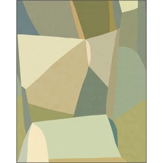 Kép 1/2 - Caselio Zöld absztrakt mintás modern vlies poszter tapéta Pulse Vert 200 cm X 2,5 m