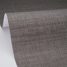 Kép 2/3 - Caselio Raffia hatású modern fekete vinyl tapéta Raphia Noir 53 cm X 10 m