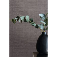 Kép 3/3 - Caselio Raffia hatású modern fekete vinyl tapéta Raphia Noir 53 cm X 10 m