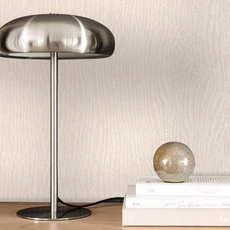 Kép 3/3 - Caselio Faerezetes texturált törtfehér vinyl tapéta Incrusta Blanc 53 cm X 10 m