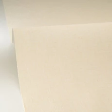 Kép 2/3 - Caselio Lenvászon hatású sárga vinyl tapéta Uni Mat Avoine 53 cm X 10 m