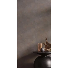 Kép 3/3 - Caselio Szövethatású bronzos fekete vinyl tapéta Telas Uni Noir Cuivre 53 cm X 10 m