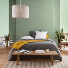 Kép 3/3 - Caselio Beton hatású zöld vinyl tapéta Beton Uni Vert D'Eau Fonce 53 cm X 10 m