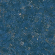 Kép 1/3 - Caselio Elegáns texturált kék vinyl tapéta arany fénnyel Patine Uni Bleu Nuit Or 53 cm X 10 m
