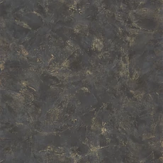 Kép 1/3 - Caselio Elegáns texturált fekete vinyl tapéta arany fénnyel Patine Uni Noir Or 53 cm X 10 m