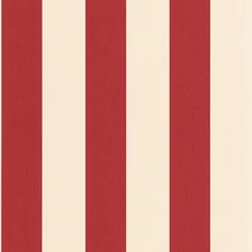 Kép 1/3 - Caselio Klasszikus csíkos piros vinyl tapéta Linen Lines Rouge 53 cm X 10 m