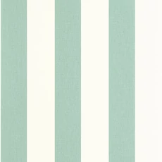 Kép 1/3 - Caselio Klasszikus csíkos mentazöld vinyl tapéta Linen Lines Vert Menthe 53 cm X 10 m