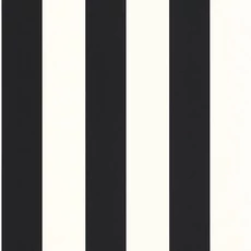 Kép 1/3 - Caselio Széles csíkos fekete-fehér vinyl tapéta Wide Lines Noir 53 cm X 10 m