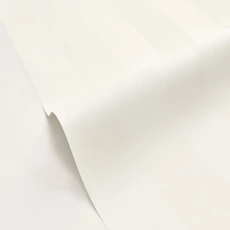 Kép 2/3 - Caselio Széles csíkos fehér vinyl tapéta Wide Lines White 53 cm X 10 m