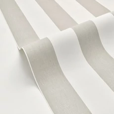 Kép 2/3 - Caselio Klasszikus csíkos szürke vinyl tapéta Linen Lines Gris Tourterelle 53 cm X 10 m
