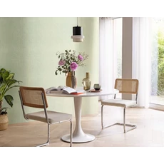 Kép 3/3 - Caselio Fonott mintás zöld vinyl tapéta Cannage Vert 53 cm X 10 m