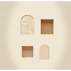 Kép 3/3 - Caselio Vonalmintás modern barna vlies tapéta Terra Gres Des Vosges 53 cm X 10 m