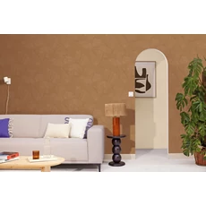 Kép 3/3 - Caselio Vonalmintás modern barna vlies tapéta Terra Terre Cuite 53 cm X 10 m