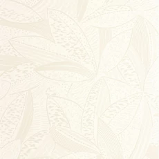 Kép 1/3 - Caselio Levélmintás modern törtfehér vlies tapéta Natura Craie 53 cm X 10 m