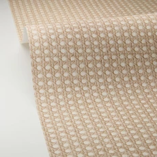 Kép 2/3 - Caselio Fonott mintás tóp színű vinyl tapéta Cannage Taupe 53 cm X 10 m