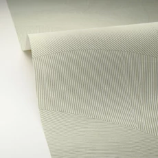 Kép 2/3 - Caselio Vonalmintás modern zöld vlies tapéta Terra Vert Sauge 53 cm X 10 m