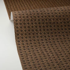 Kép 2/3 - Caselio Fonott mintás sötétbarna vinyl tapéta Cannage Cuivre 53 cm X 10 m