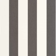 Kép 1/3 - Caselio Klasszikus csíkos fekete-fehér vinyl tapéta Linen Lines Noir 53 cm X 10 m