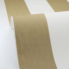 Kép 2/3 - Caselio Klasszikus csíkos olivazöld vinyl tapéta Linen Lines Vert Olive 53 cm X 10 m