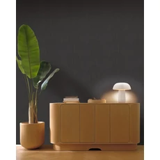 Kép 3/3 - Caselio Geometriai mintás art deco fekete vlies tapéta Curved Line Noir 53 cm X 10 m